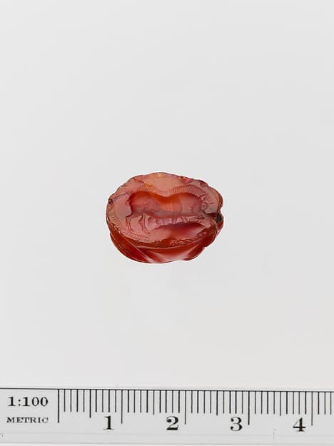 Agate scarab