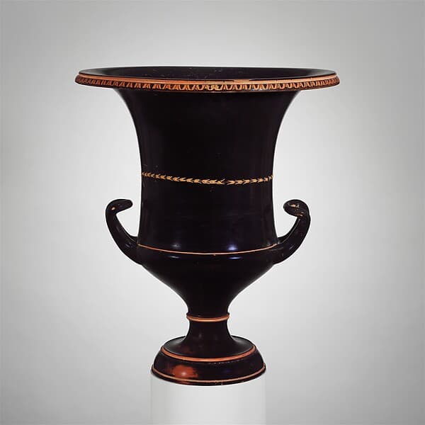 Terracotta calyx-krater (bowl for mixing wine and water)