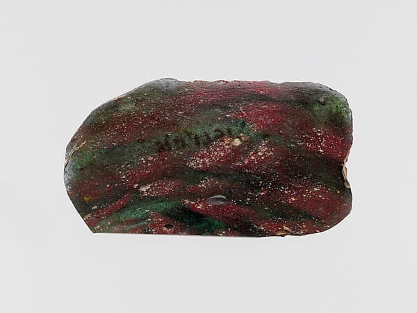 Glass mosaic inlay fragment