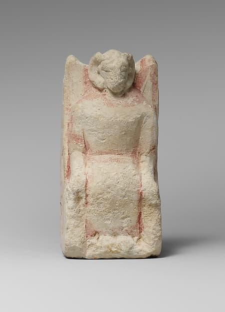Limestone statuette of Zeus Ammon