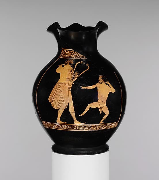 Terracotta oinochoe: chous (jug), by Niobid Painter