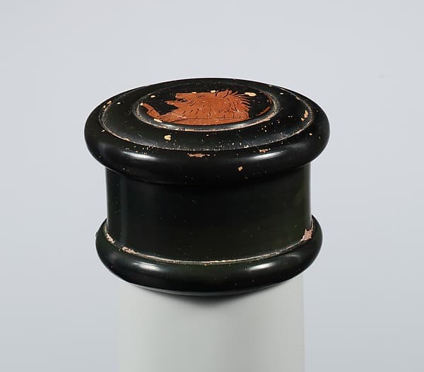Terracotta pyxis (box)