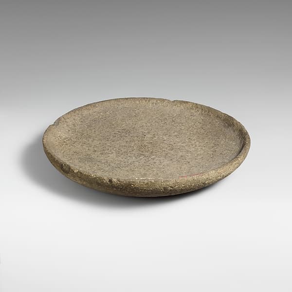 Basalt mortar or plate
