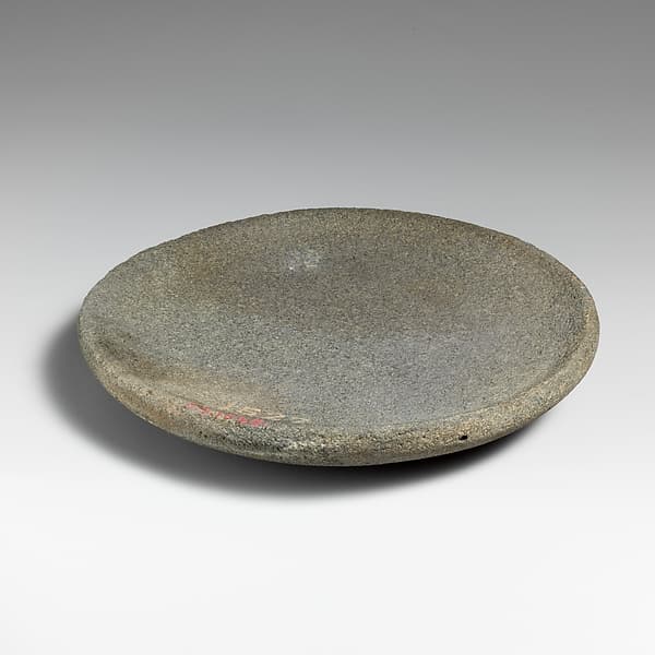 Basalt mortar or plate