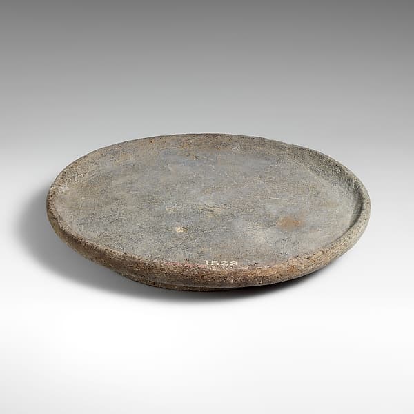 Basalt mortar or plate