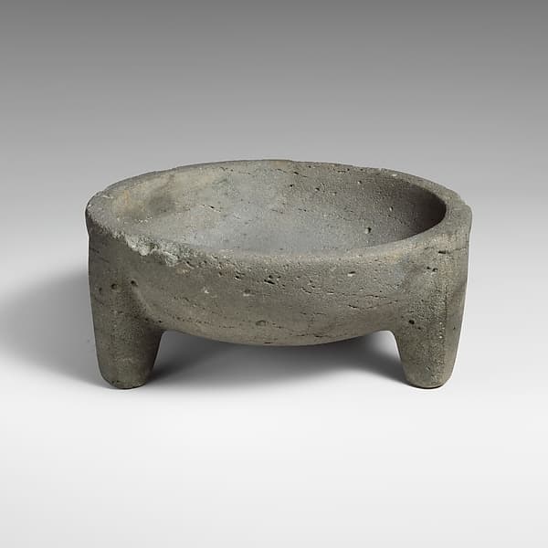 Basalt mortar