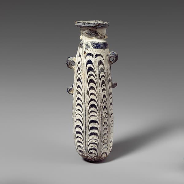 Glass alabastron (perfume bottle)