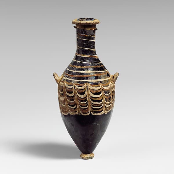 Glass unguentarium (perfume bottle)