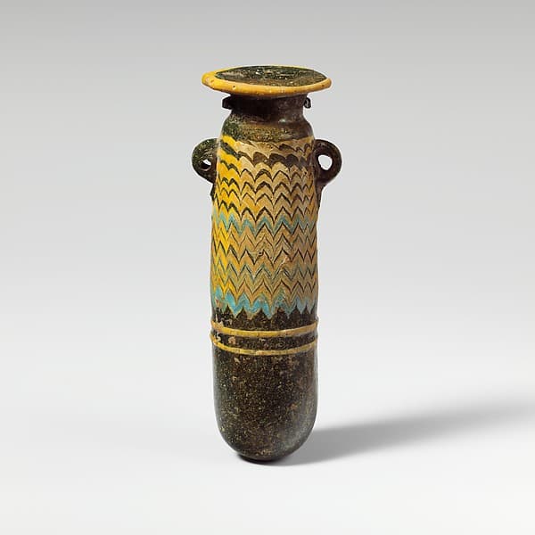 Glass alabastron (perfume bottle)