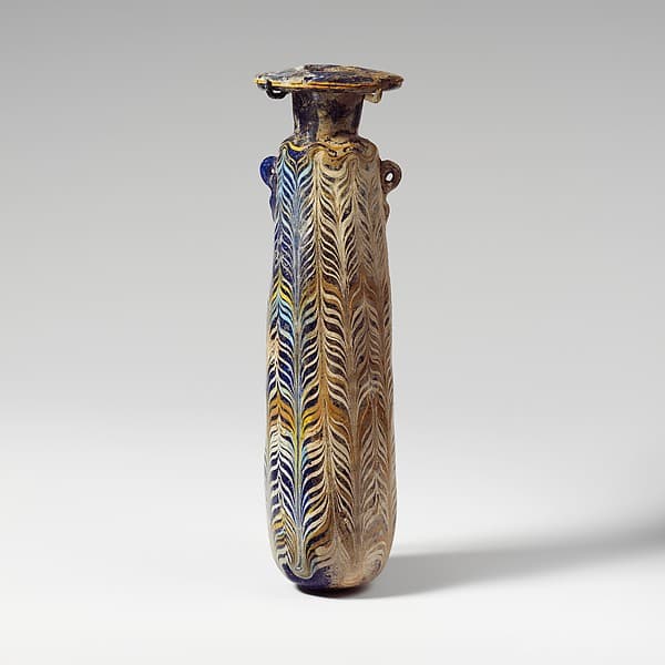 Glass alabastron (perfume bottle)