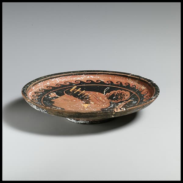 Terracotta plate, by Painter of Bari 1180