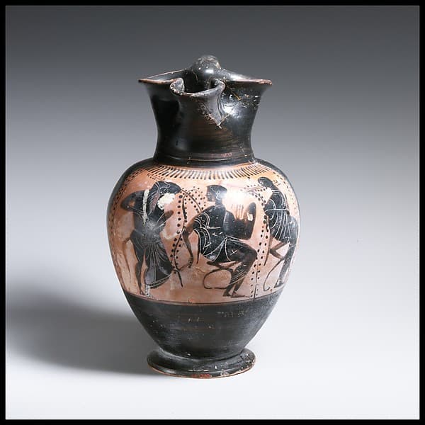 Oinochoe, by Class of the Oxford Siren-Jug