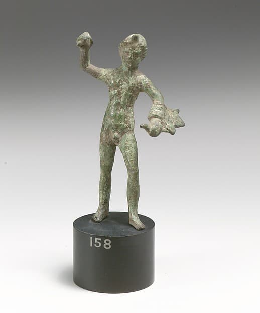 Bronze statuette of Herakles