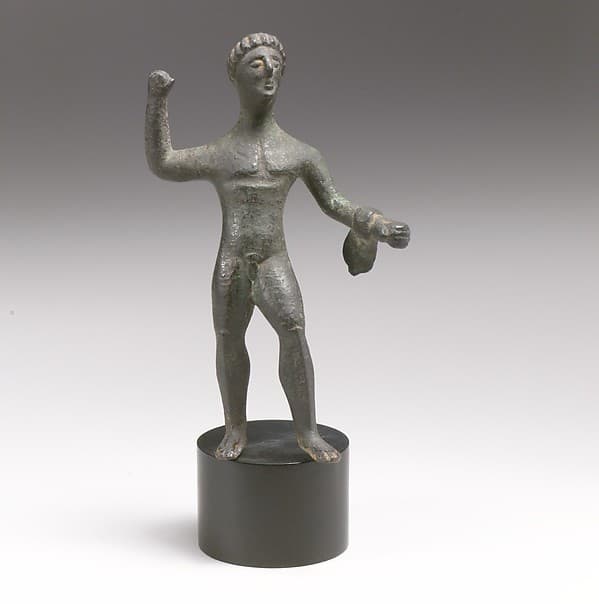 Bronze statuette of Herakles