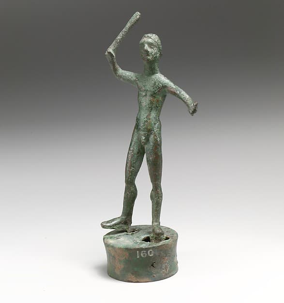 Bronze statuette of Herakles