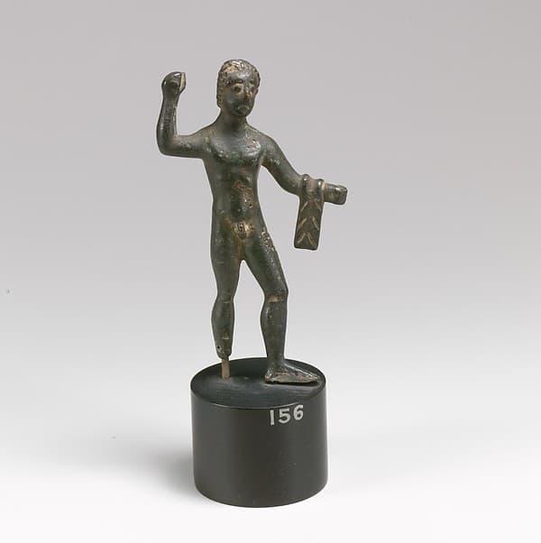 Bronze statuette of Herakles
