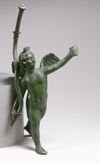 Bronze statuette of Eros running