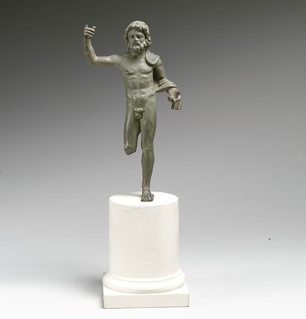Bronze statuette of Neptune