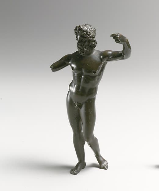 Bronze statuette of Neptune