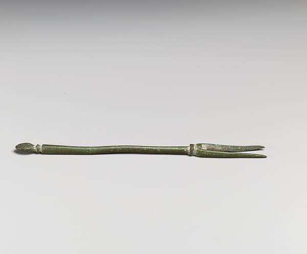 Bronze serving fork