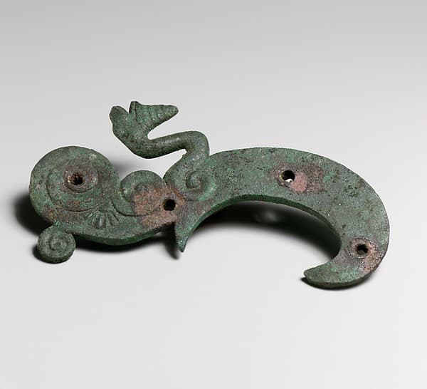 Fragments of a cart or chariot, S-shaped braces