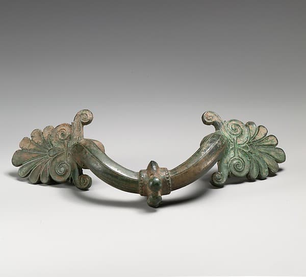 Bronze handles of a hydria (water jar)
