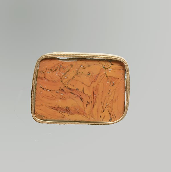 Glass mosaic inlay fragment