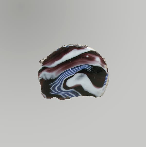 Glass mosaic bowl fragment
