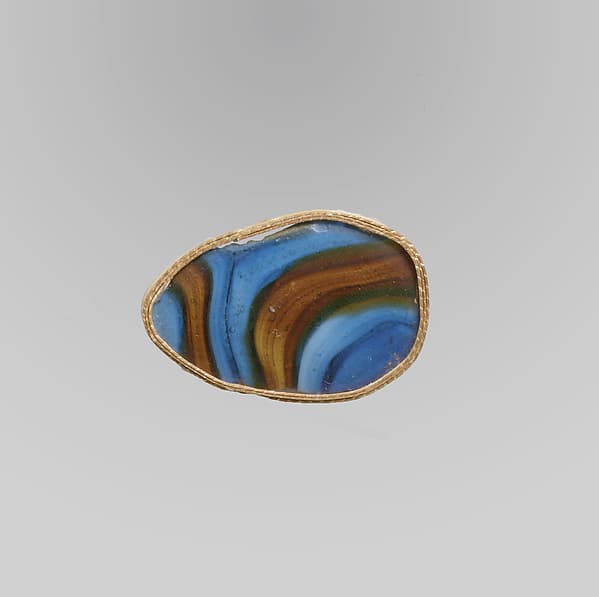 Glass mosaic bowl fragment