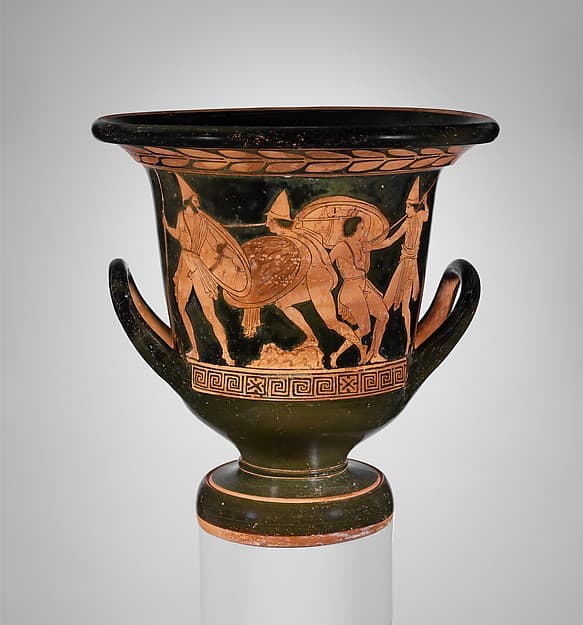 Terracotta calyx-krater (mixing bowl), by Amykos Painter