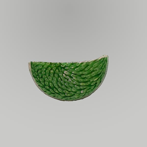 Glass mosaic bowl fragment