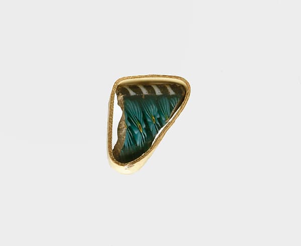 Glass mosaic dish fragment