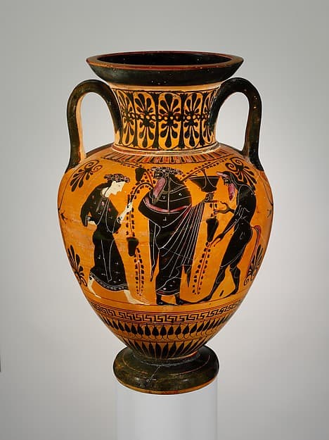 Terracotta neck-amphora (jar)