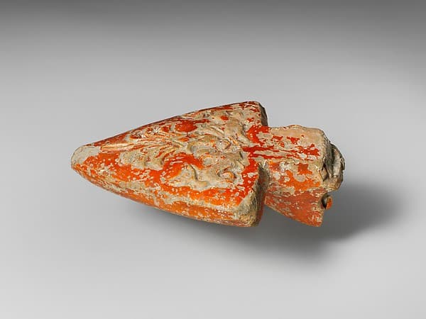 Terracotta lamp handle