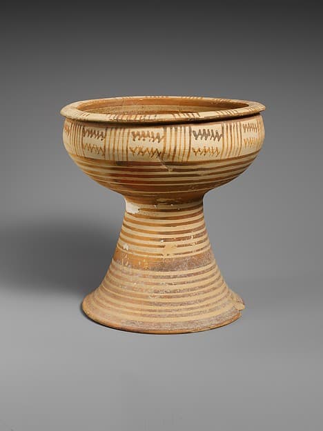 Terracotta footed bowl