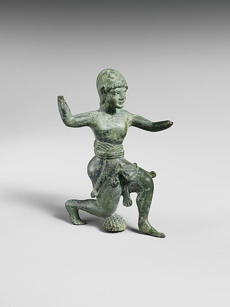 Bronze statuette of Herakles
