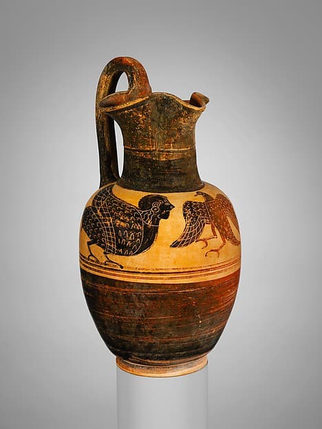 Terracotta oinochoe (jug), by Micali Painter