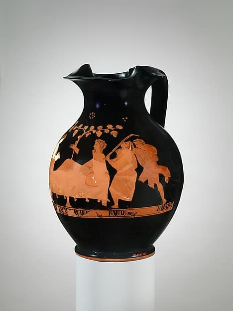 Terracotta oinochoe (jug)