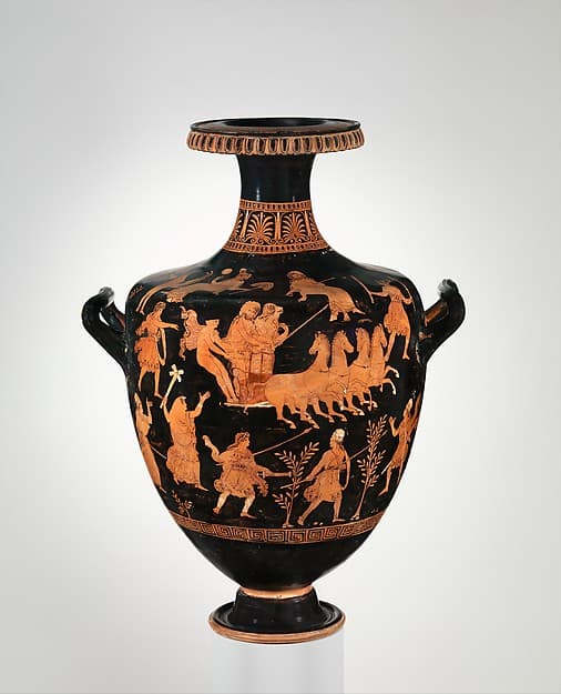 Terracotta hydria (water jar), by Group of B.M. F 308