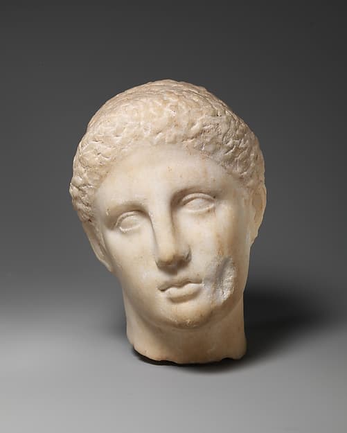 Marble head of a youth