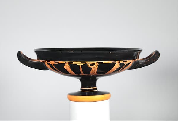 Terracotta kylix (drinking cup), by Briseis Painter