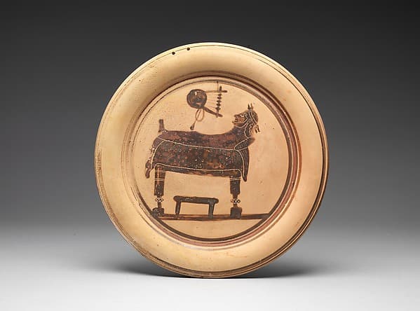 Terracotta plate, by Chimaera Painter