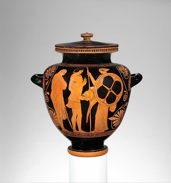 Terracotta stamnos (jar), by Deepdene Painter