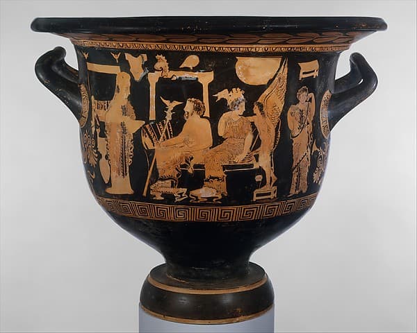Terracotta bell-krater (mixing bowl), by Sarpedon Painter