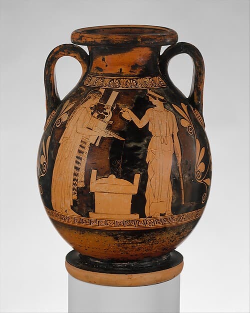 Terracotta pelike (jar), by Chicago Painter