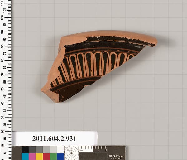 Terracotta fragment of a hydria (water jar)