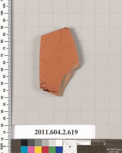 Terracotta fragment of a column-krater (bowl for mixing wine and water)