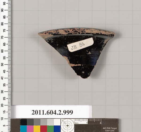 Terracotta fragment of an oinochoe: olpe (jug)