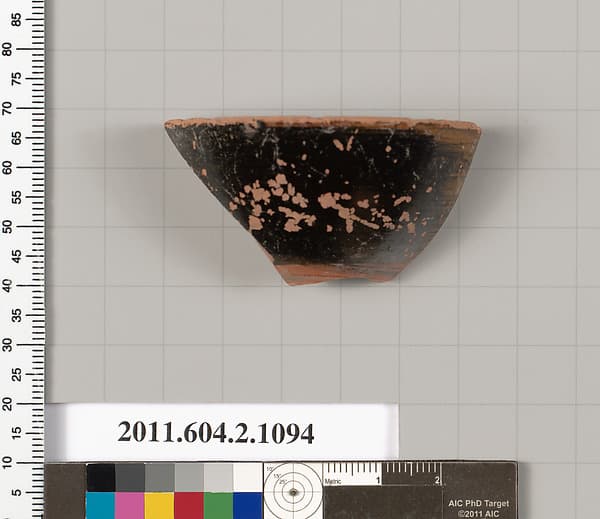 Terracotta fragment of a lekythos (oil flask)
