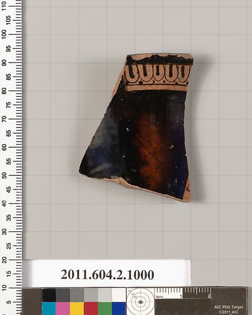 Terracotta fragment of an oinochoe: olpe (jug)